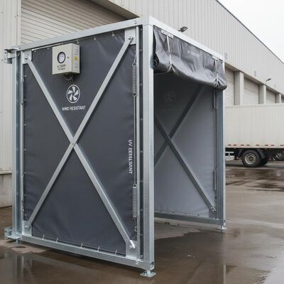 Beli Waterproof Dan UV tahan Loading Dock Shelter Dengan Daya 0.75KW Dan Ketahanan Angin Dirancang Untuk Menolak Angin Kuat online manufacture