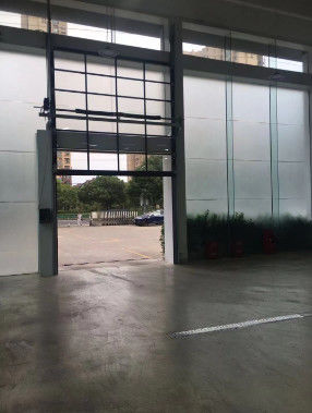 Pintu Seksi Industri Aluminium Transparan untuk Balai Pameran Perlindungan Kebakaran