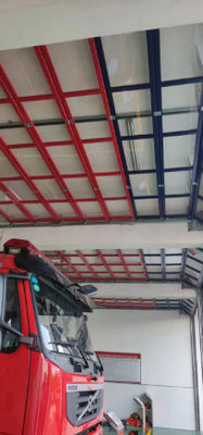 Pintu Seksi Industri Aluminium Transparan untuk Balai Pameran Perlindungan Kebakaran