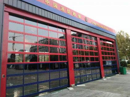 Pintu Seksi Industri Aluminium Transparan untuk Balai Pameran Perlindungan Kebakaran