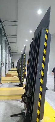 Hydraulic Loading Vertical Dock Leveler Untuk Platform Kereta Api Cold Storage