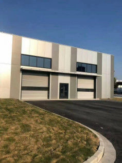 PVC Film Industrial Fast Door Auto High Speed Rapid Roll Doors Untuk Orang-orang Forklift