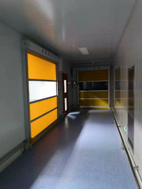 PVC Otomatis Pintu Cepat Industri Peralatan Medis Lokakarya Bersih Pintu Cepat Roll