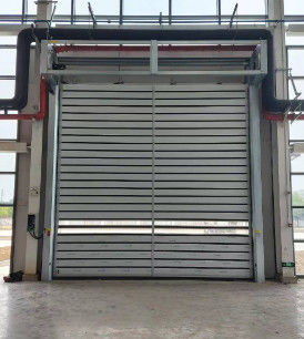 Ketahanan Angin Spiral Industri Pintu Keras Cepat Frekuensi Tinggi Pembukaan Dan Penutupan