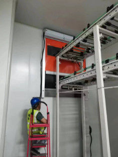 Kinerja tinggi Pintu Penutup Roller Cepat Kecil Untuk Logistik Konveyor Belt