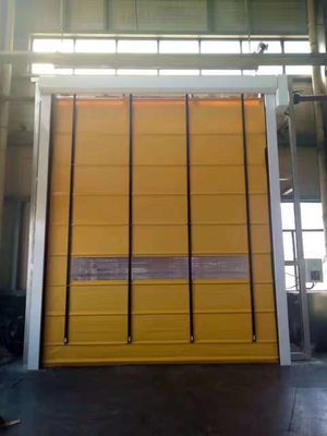 ISO 9001 Pintu Kain Angkat Vertikal Industri Pintu Tumpukan Kecepatan Tinggi