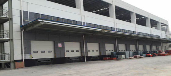 Pintu Bagian Industri Baja Otomatis 24dB Isolasi Suara 450N/M2 beban angin