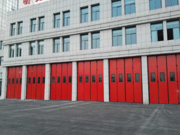 Pintu Lipat Industri Otomatis / Manual Dengan Desain Bingkai Tersembunyi