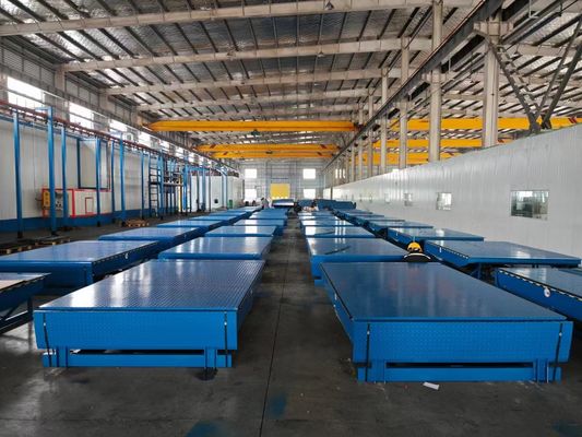 Jenis Kerangka Penggaris Dock Hydraulic Grey Untuk Skenario Non Platform
