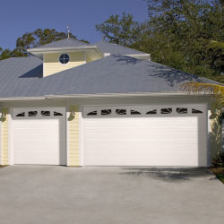 Hot Selling Villa Arsitektur Gaya Modern Baja Aluminium Otomatis Modern Roller Shutter Pintu Garasi