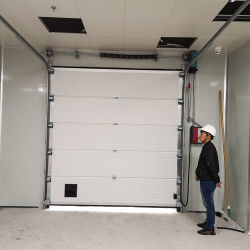 Industri Besar Windproof Otomatis Keamanan Rolling Shutter Pintu Gudang Pabrik Garasi Besar