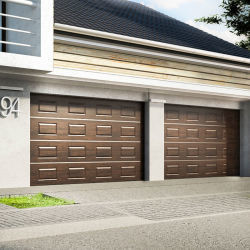 Pintu Garasi Listrik Pintu Garasi Aluminium Bagian Villa Modern
