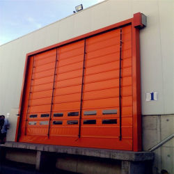 Grosir Gudang Terminal Industri Otomatis PVC Roller Shutter Rapid Rapid Stacking Roller Shutter