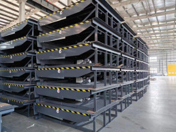 Otomatis Pit Hydraulic Dock Leveler Dengan Ukuran Disesuaikan Dan Kapasitas Pemuatan Untuk Gudang Bay Pemuatan