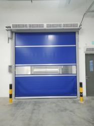 Tingkatkan Produktivitas Pintu Kecepatan Tinggi PVC 2 M/s Kecepatan Pembukaan 1000-1500 Pembukaan Frekuensi Tinggi