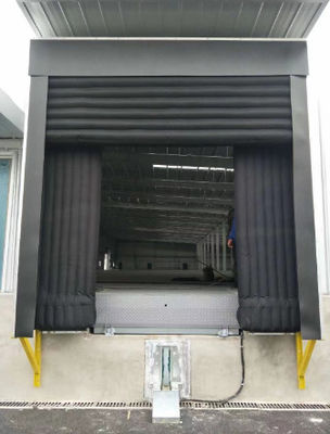 IP54 Airbag Inflatable Dock Shelter Thermal Isolation Sealing Untuk Pelabuhan Pengungsian