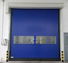 ISO 9001 Pintu Roll Up Kain Industri Otomatis Pintu Kain Kecepatan Tinggi