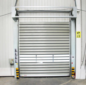 Spiral Hard Fast Rolling Door 2 Baris Jendela 2000mm - 8000mm Tinggi