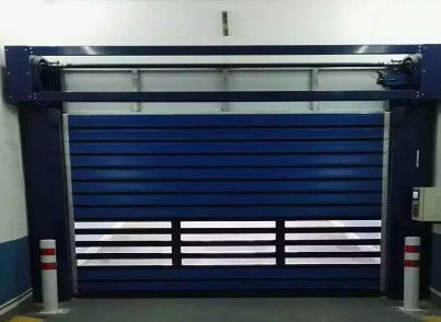 Aluminium Alloy Hard High Speed Rolling Door 1.2M/S - 2.0M/S Kecepatan pembukaan