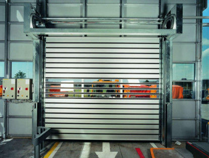 1250mm - 7000mm Lebar Panel Pintu Spiral Kecepatan Tinggi Ketebalan 40mm