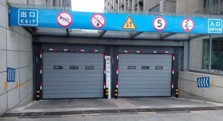 Pintu spiral kecepatan tinggi yang dapat disesuaikan pintu masuk dan keluar dari tempat parkir