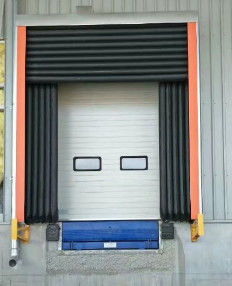 Segel Dock Loading Putih yang Bisa Diinflasi 0,75Kw Tingkat Perlindungan IP54