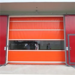 Isolasi PVC Kecepatan Tinggi Pintu Kecepatan Penutupan 0,6-0,8m/s Superior Isolasi Termal PVC Merah